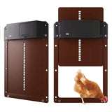 NNETM PCS Automatic Chicken House Coop Door Light-Sensitive Night And Morning Delay Auto Guard Door Opening For Chickens - Pet And Farm