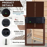 NNETM PCS Automatic Chicken House Coop Door Light-Sensitive Night And Morning Delay Auto Guard Door Opening For Chickens - Pet And Farm