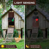 NNETM PCS Automatic Chicken House Coop Door Light-Sensitive Night And Morning Delay Auto Guard Door Opening For Chickens - Pet And Farm