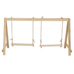 Chicken Playground Wooden Double Swing - Pet And Farm 
