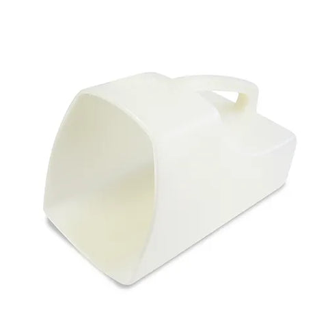 FEED SCOOP - ENCLOSED WHITE - Pet And Farm 