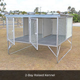 Aussie Dog Kennels Raised Dog Kennel - Pet And Farm