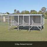 Aussie Dog Kennels Raised Dog Kennel - Pet And Farm