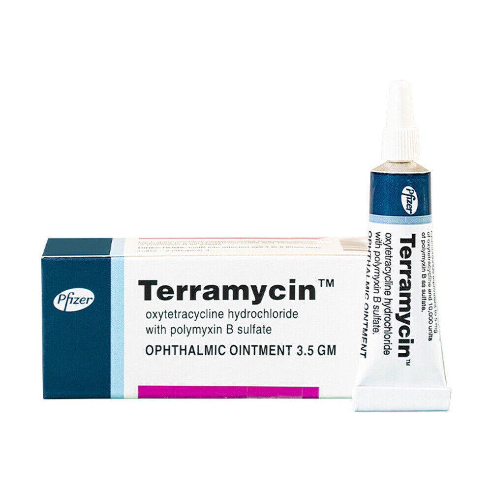 Terramycin Ophthalmic Pink Eye Ointment 3.5gm – Pet And Farm