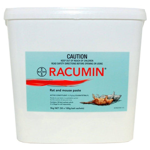 Racumin Rat and Mouse Paste 5kg - Pet And Farm 