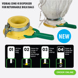 Vidbag Cone - R Dispenser For Returnable Bulka Bags - Pet And Farm