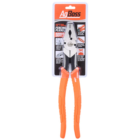 AgBoss Fencing Pliers Rubber Grips - Pet And Farm 