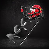 Giantz 92CC Petrol Post Hole Digger Drill Borer Fence Extension Auger Bits - Pet And Farm