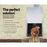 Giantz Automatic Chicken Coop Door Opener Cage Closer - Pet And Farm