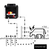 Giantz 1000M Electric Fence Wire Tape Poly Stainless Steel Temporary Fencing Kit - Pet And Farm
