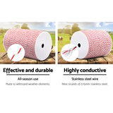 Giantz 2000M Polywire Roll Electric Fence Energiser Stainless Steel Poly Wire - Pet And Farm