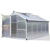 Greenfingers Greenhouse Aluminium Green House Garden Shed Greenhouses 3.02x2.5M - Pet And Farm