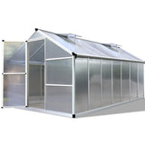 Greenfingers Greenhouse Aluminium Green House Garden Shed Greenhouses 4.22x2.5M - Pet And Farm