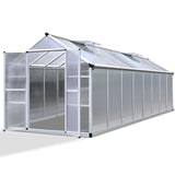 Greenfingers Greenhouse Aluminium Green House Garden Shed Greenhouses 4.7x2.5M - Pet And Farm