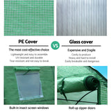 Greenfingers Garden Shed Greenhouse 3X2X2M Green House Replacement *Cover Only - Pet And Farm