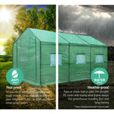 Greenfingers Garden Shed Greenhouse 3.5X2X2M Green House Replacement *Cover Only - Pet And Farm