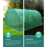 Greenfingers Greenhouse 4X3X2M Garden Shed Green House Polycarbonate Storage - Pet And Farm