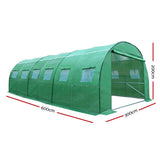 Greenfingers Greenhouse 6MX3M Garden Shed Green House Storage Tunnel Plant Grow - Pet And Farm