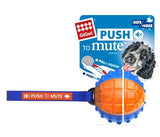 Gigwi Dog Push To Mute Transparent Squeak Toy - Pet And Farm
