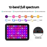 Greenfingers Set of 2 LED Grow Light Kit 300W Full Spectrum Indoor Hydroponic System - Pet And Farm