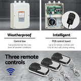 LockMaster 1000KG Swing Gate Opener Auto Solar Power Electric Kit Remote Control - Pet And Farm