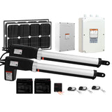 LockMaster 40W Solar Power Swing Gate Opener Auto Electric Remote Control 1000KG - Pet And Farm