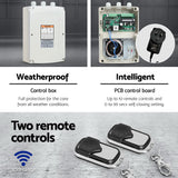 LockMaster Swing Gate Opener 40W Auto Solar Power Electric Remote Control 600KG - Pet And Farm