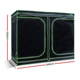 Green Fingers 240cm Hydroponic Grow Tent - Pet And Farm