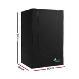 Greenfingers Hydroponics Grow Tent Kits Hydroponic Grow System Black 60X60X90CM 600D Oxford - Pet And Farm