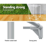 Greenfingers Hydroponics Grow Tent Kits Hydroponic Grow System Black 60X60X90CM 600D Oxford - Pet And Farm