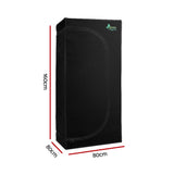 Greenfingers Hydroponics Grow Tent Kits Hydroponic Grow System 80 x 80 x 160cm 600D Oxford - Pet And Farm