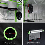 Green Fingers 90cm Hydroponic Grow Tent - Pet And Farm