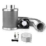 Green Fingers Ventilation Fan and Active Carbon Filter Ducting Kit - Pet And Farm