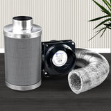 Green Fingers Ventilation Fan and Active Carbon Filter Ducting Kit - Pet And Farm