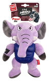 Gigwi I’m Hero Armour Elephant Plush Squeak - Pet And Farm