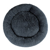 i.Pet Pet Bed Dog Cat 110cm Calming Extra Large Soft Plush Dark Grey - Pet And Farm