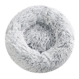 Pet Bed Dog Cat Calming Bed Small 60cm Charcoal Sleeping Comfy Cave Washable - Pet And Farm