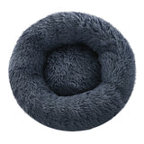 Pet Bed Dog Cat Calming Bed Small 60cm Dark Grey Sleeping Comfy Cave Washable - Pet And Farm