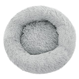 Pet Bed Dog Cat Calming Bed Medium 75cm Light Grey Sleeping Comfy Cave Washable - Pet And Farm