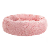 Pet Bed Dog Cat Calming Bed Medium 75cm Pink Sleeping Comfy Cave Washable - Pet And Farm