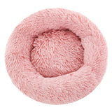 Pet Bed Dog Cat Calming Bed Medium 75cm Pink Sleeping Comfy Cave Washable - Pet And Farm