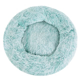 Pet Bed Dog Cat Calming Bed Medium 75cm Teal Sleeping Comfy Cave Washable - Pet And Farm