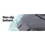 Pet Bed Dog Cat Calming Bed Medium 75cm Teal Sleeping Comfy Cave Washable - Pet And Farm