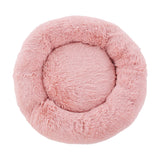 i.Pet Pet Bed Dog Cat 90cm Large Calming Soft Plush Pink - Pet And Farm