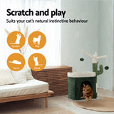 i.Pet Cat Tree Tower Scratching Post Scratcher Wood Condo Bed House Toys 70cm - Pet And Farm