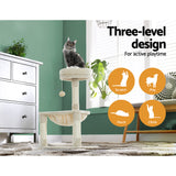 i.Pet Cat Tree Tower Scratching Post Scratcher Wood Condo Toys House Bed 69cm - Pet And Farm