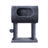 i.Pet Cat Tree Scratching Post Scratcher Tower Condo House Grey 53cm - Pet And Farm