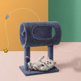 i.Pet Cat Tree Scratching Post Scratcher Tower Condo House Grey 53cm - Pet And Farm