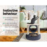 i.Pet Cat Tree Scratching Post 76cm Scratcher Tower Condo House Hanging toys - Pet And Farm
