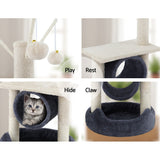 i.Pet Cat Tree Scratching Post 76cm Scratcher Tower Condo House Hanging toys - Pet And Farm
